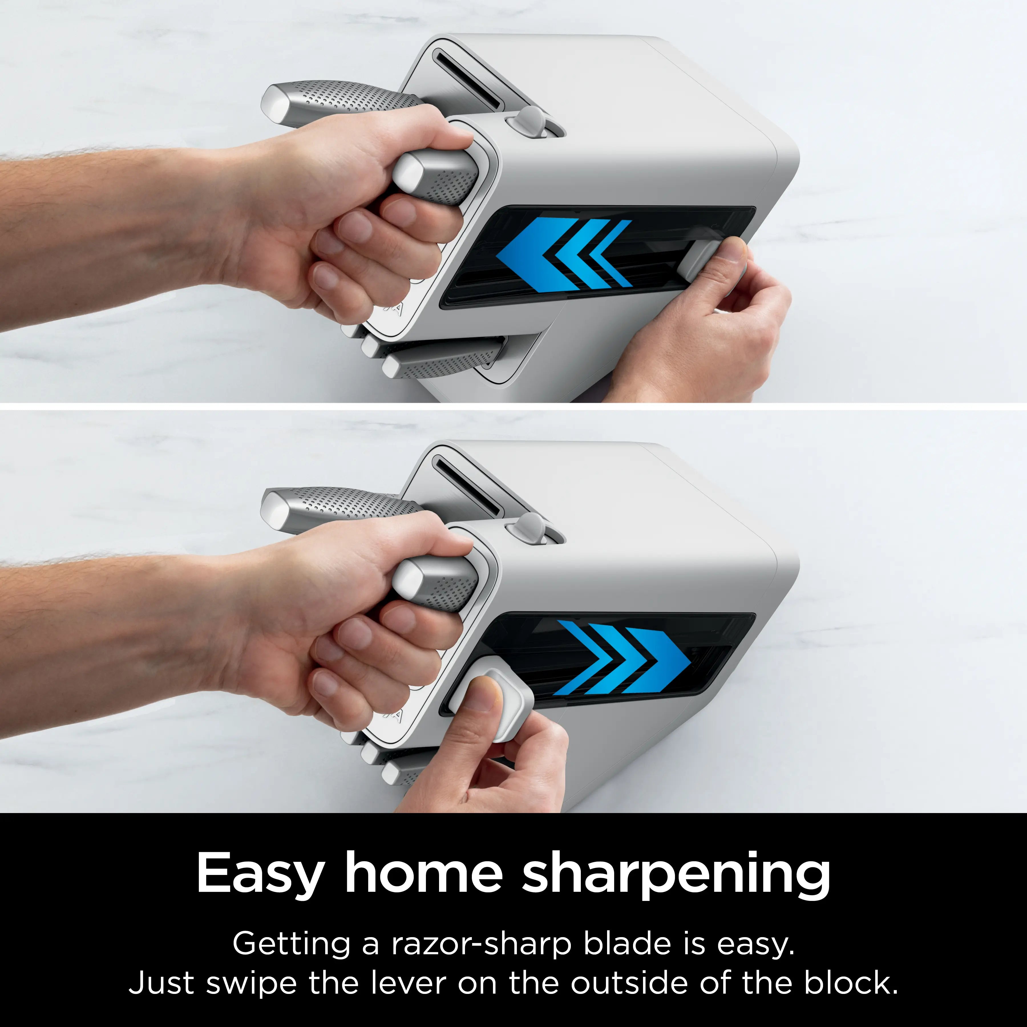 Premium 12-Piece Stainless Steel Knife System with Built-in Sharpener