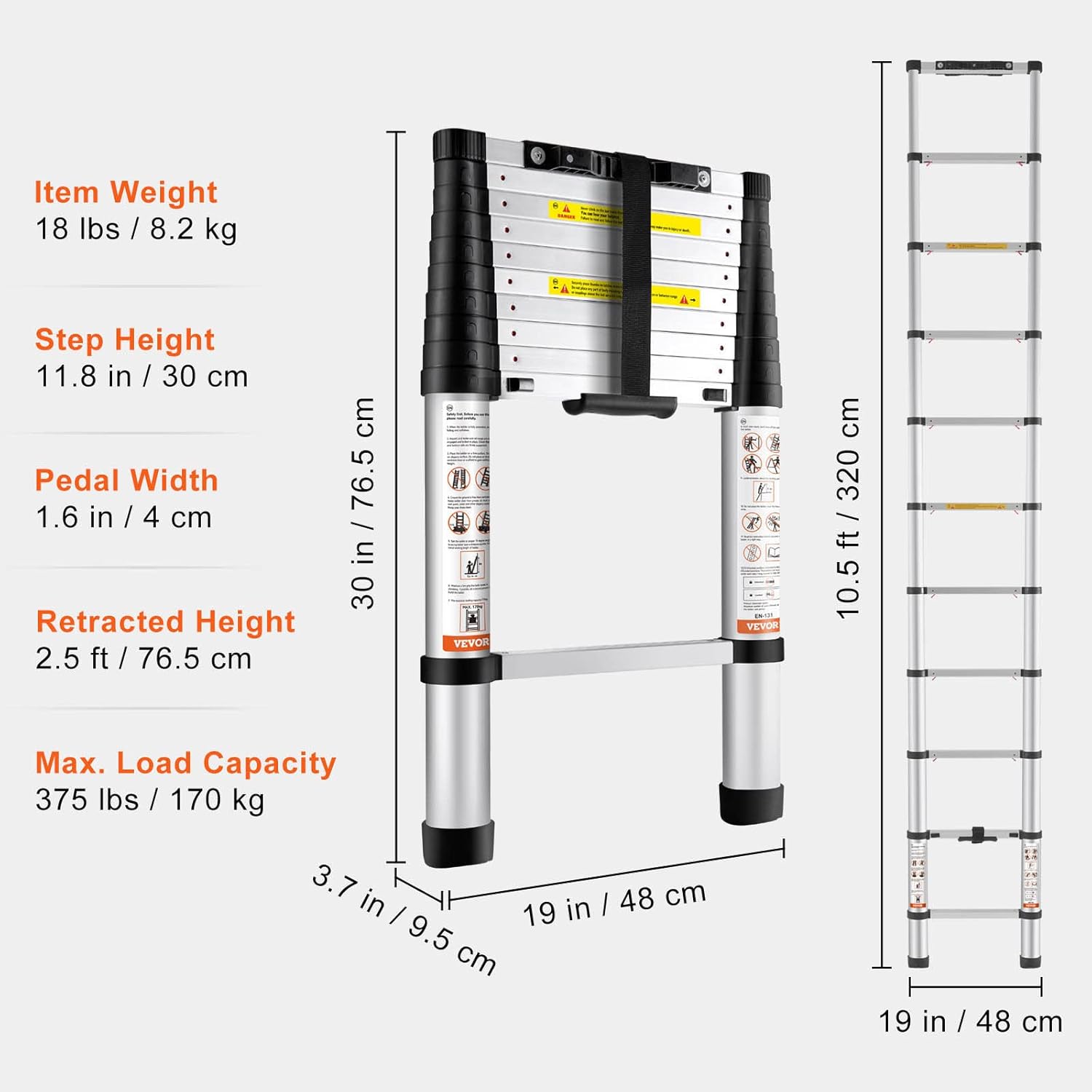 Multi-purpose Telescoping Ladder