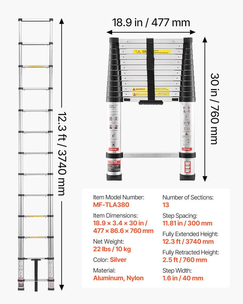 Multi-purpose Telescoping Ladder
