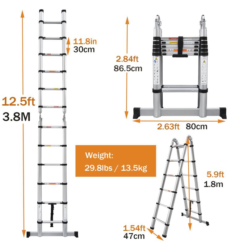 Multi-purpose Telescoping Ladder